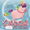 Oscar the hungry unicorn eats Christmas by Lou Carter