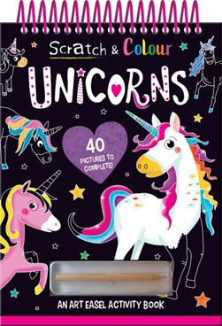 Scratch And Colour Unicorns H/B by Jenny Copper