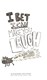 I bet I can make you laugh by Joshua Seigal