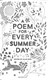 A poem for every summer day by Allie Esiri