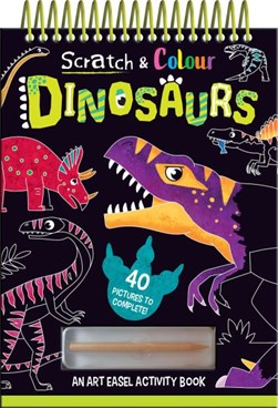 Scratch and Colour Dinosaurs by Jenny Copper