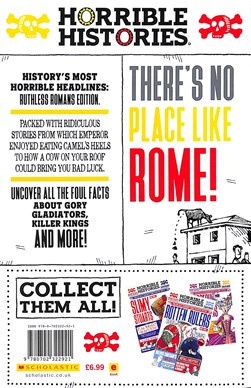 Horrible Histories Ruthless Romans (Newspaper Edition) P/B by Terry Deary