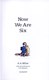 Now We Are Six Winnie The Pooh H/B by A. A. Milne
