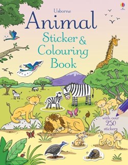 Animal Sticker and Colouring Book by Jessica Greenwell