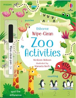 Wipe-Clean Zoo Activities by Kirsteen Robson