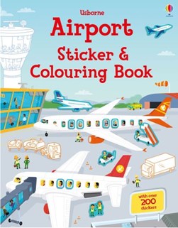 Airport Sticker And Colouring Book P/B by Simon Tudhope
