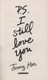 P.S. I Still Love You P/B by Jenny Han