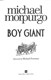 Boy giant by Michael Morpurgo