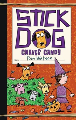 Stick dog craves candy by Tom Watson