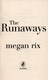 Runaways P/B by Megan Rix