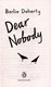 Dear nobody by Berlie Doherty