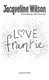 Love Frankie P/B by Jacqueline Wilson