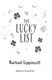 The lucky list by Rachael Lippincott