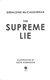 The supreme lie by Geraldine McCaughrean