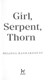 Girl Serpent Thorn P/B by Melissa Bashardoust