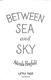Between Sea And Sky P/B by Nicola Penfold