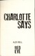 Charlotte Says P/B by Alex Bell