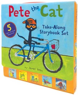 Pete the Cat take-along storybook set by James Dean