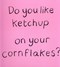 Ketchup On Your Cornflake by Nick Sharratt