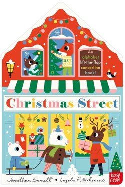 Christmas street by Jonathan Emmett