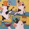 Cows in the kitchen by Airlie Anderson