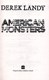 American Monsters P/B by Derek Landy