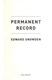 Permanent record by Edward J. Snowden