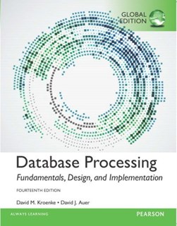 Database processing by David M. Kroenke