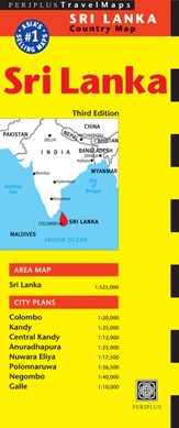 Sri Lanka Travel Map by Periplus Editors