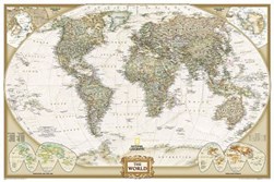World Executive, Poster Size, Tubed by National Geographic Maps