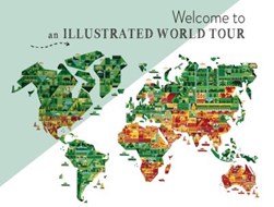 Welcome to an Illustrated World Tour by Eva Minguet
