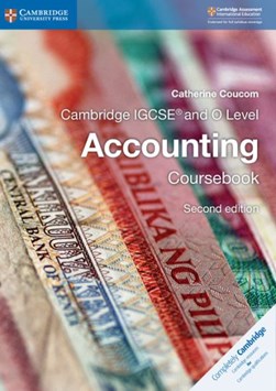 Accounting coursebook. Cambridge IGCSE and O Level by Catherine Coucom