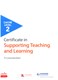 CACHE level 2 certificate in supporting teaching and learning by Louise Burnham