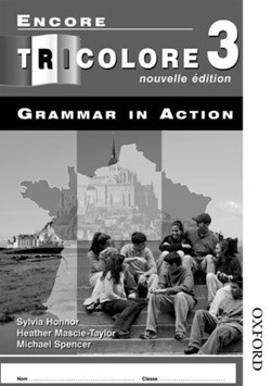 Encore Tricolore Nouvelle 3 Grammar in Action Workbook Pack by S Honnor