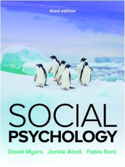Social Psychology 3e by David Myers