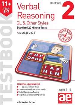 11+ Verbal Reasoning Year 5-7 GL & Other Styles Testbook 2 by Dr Stephen C Curran