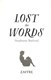 Lost for words by Stephanie Butland