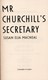 Mr Churchill's secretary by Susan Elia MacNeal