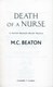 Death of a nurse by M. C. Beaton
