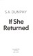 If She Returns (FS) by Shane Dunphy