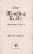 Blinding Knife  P/B by Brent Weeks