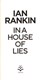 In a house of lies by Ian Rankin