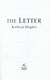 The letter by Kathryn Hughes