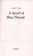 A spool of blue thread by Anne Tyler