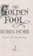 Golden Fool Tawny Man Trilogy 2 P/B by Robin Hobb