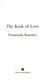 The book of love by Fionnuala Kearney