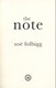 The note by Zoë Folbigg