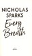 Every Breath P/B by Nicholas Sparks