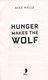 Hunger makes the wolf by Alex Wells