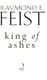 Firemane Saga (1) King Of Ashes P/B by Raymond E. Feist